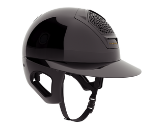 Freejump Helmet Voronoï with Temple Protection Gloss Black