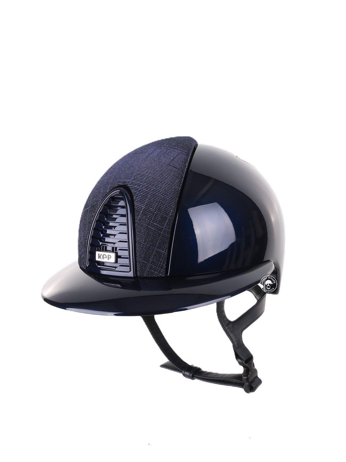 Kep Italia Paardrijhelm Cromo 2.0 Polish Polo Klep Blauw Galassia Insert