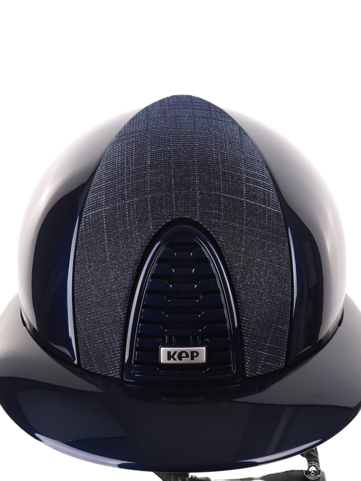 Kep Italia Paardrijhelm Cromo 2.0 Polish Polo Klep Blauw Galassia Insert