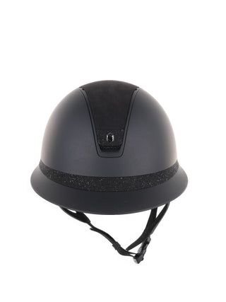 Samshield 2.0 Miss Shield shadowmatt riding helmet Alcantara Crystal Blazon FB Black