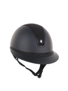 Samshield 2.0 Paardrijhelm Miss Shield Shadowmatt Alcantara Crystal Blazon FB Zwart