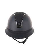 Samshield 2.0 Paardrijhelm Miss Shield Shadowmatt Crystal Fabric Zwart