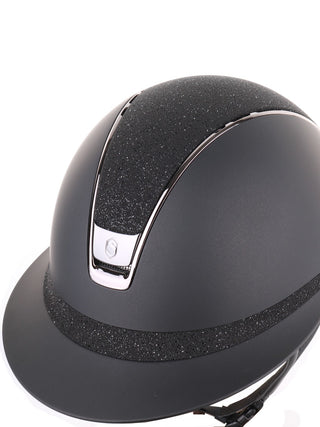 Samshield 2.0 Miss Shield shadowmatt riding helmet Crystal Fabric Black