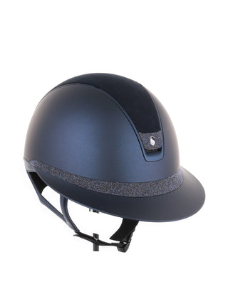 Samshield 2.0 Miss Shield shadowmatt riding helmet Alcantara Crystal Blazon FB Paradise Shine Navy