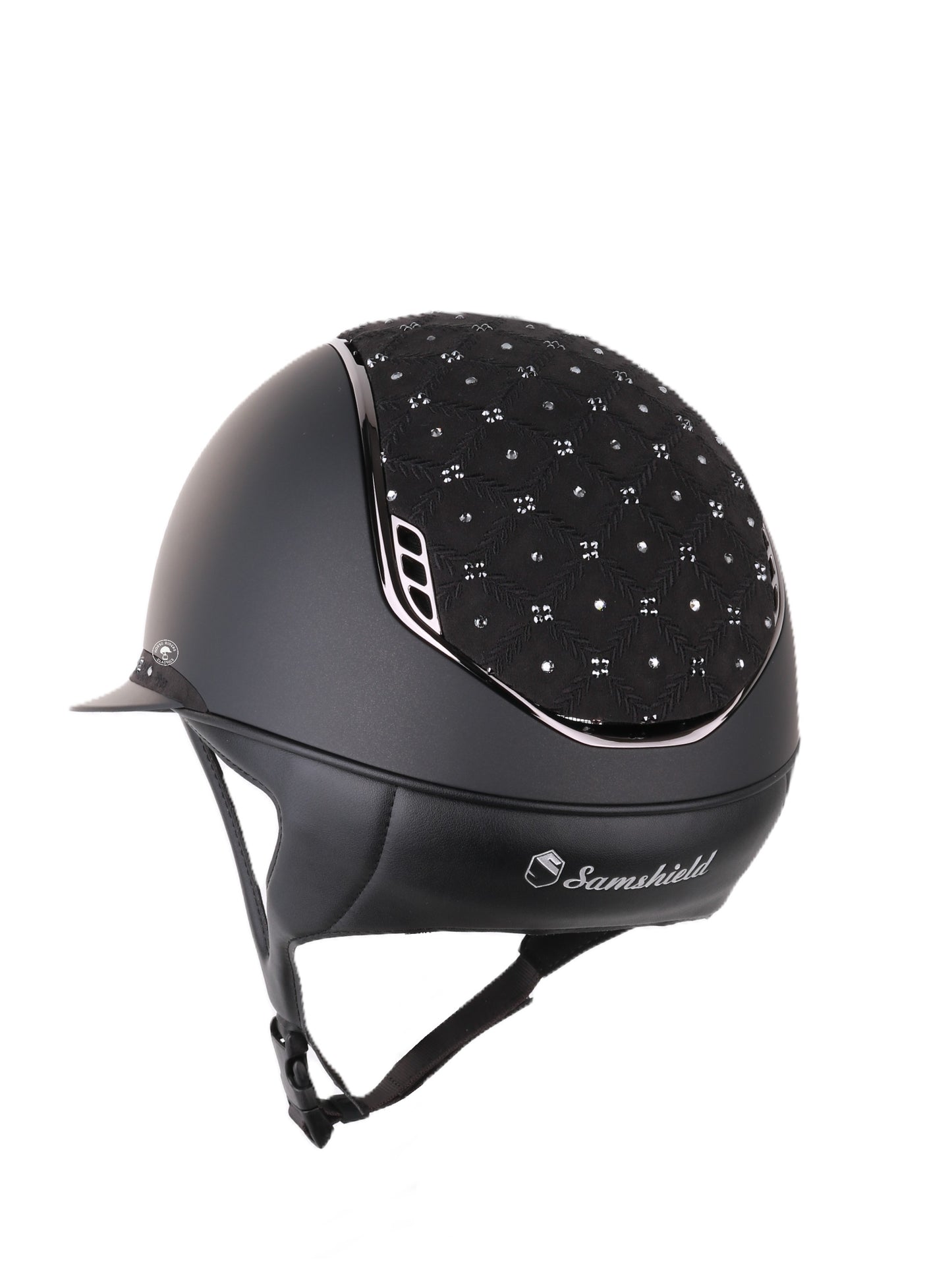 Samshield 2.0 Miss Shield shadowmatt riding helmet Royal Flower Black