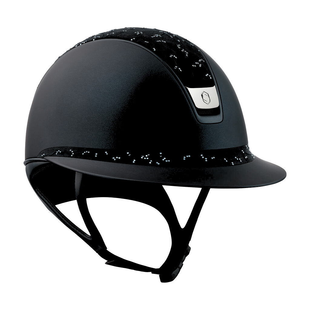 Samshield 2.0 Miss Shield shadowmatt riding helmet Crystal Leaf Black