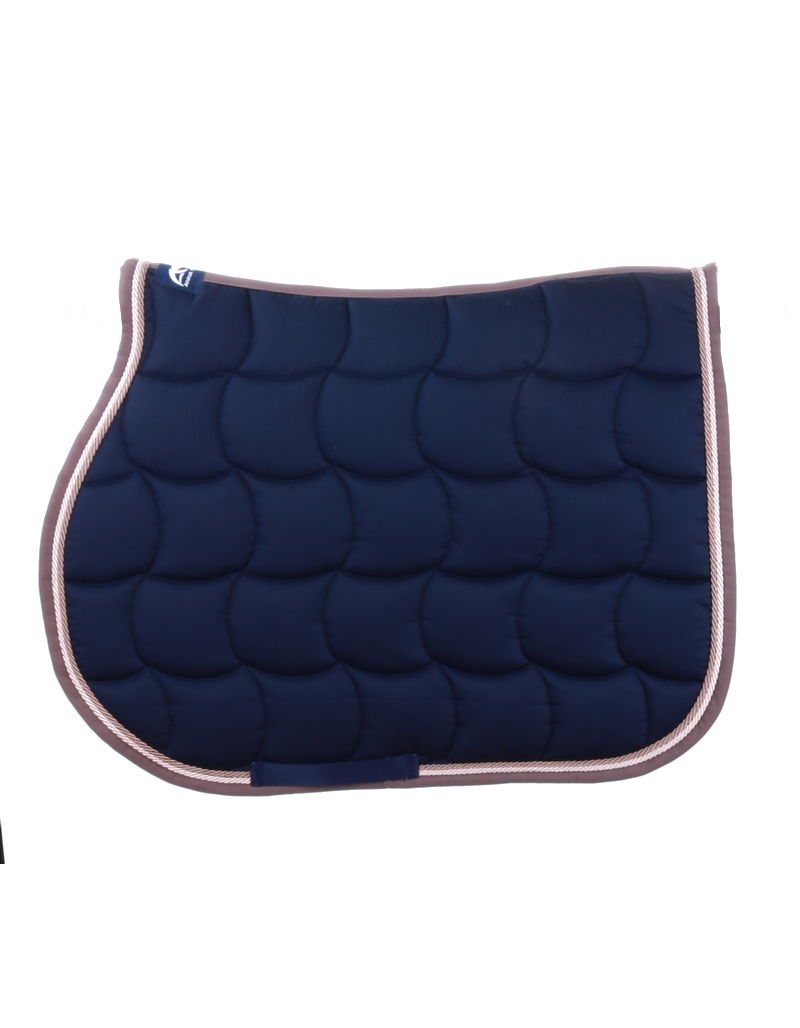 Anna Scarpati Saddle Pad Jumping navy-beige