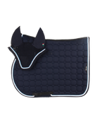 Equiline set zadeldekje en vliegenmuts Navy-Wit-Avio