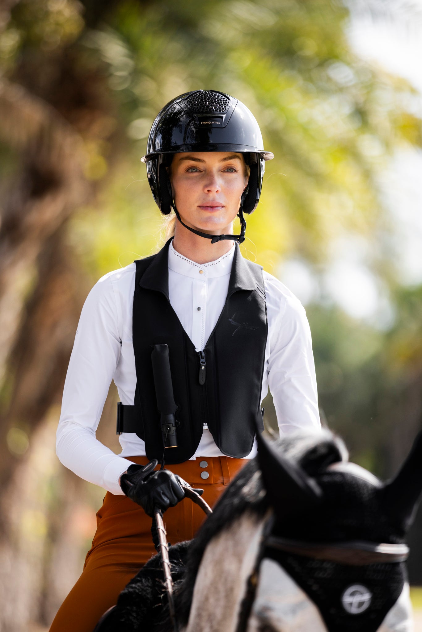 Freejump Plume Airbagvest Dames Zwart Zwart