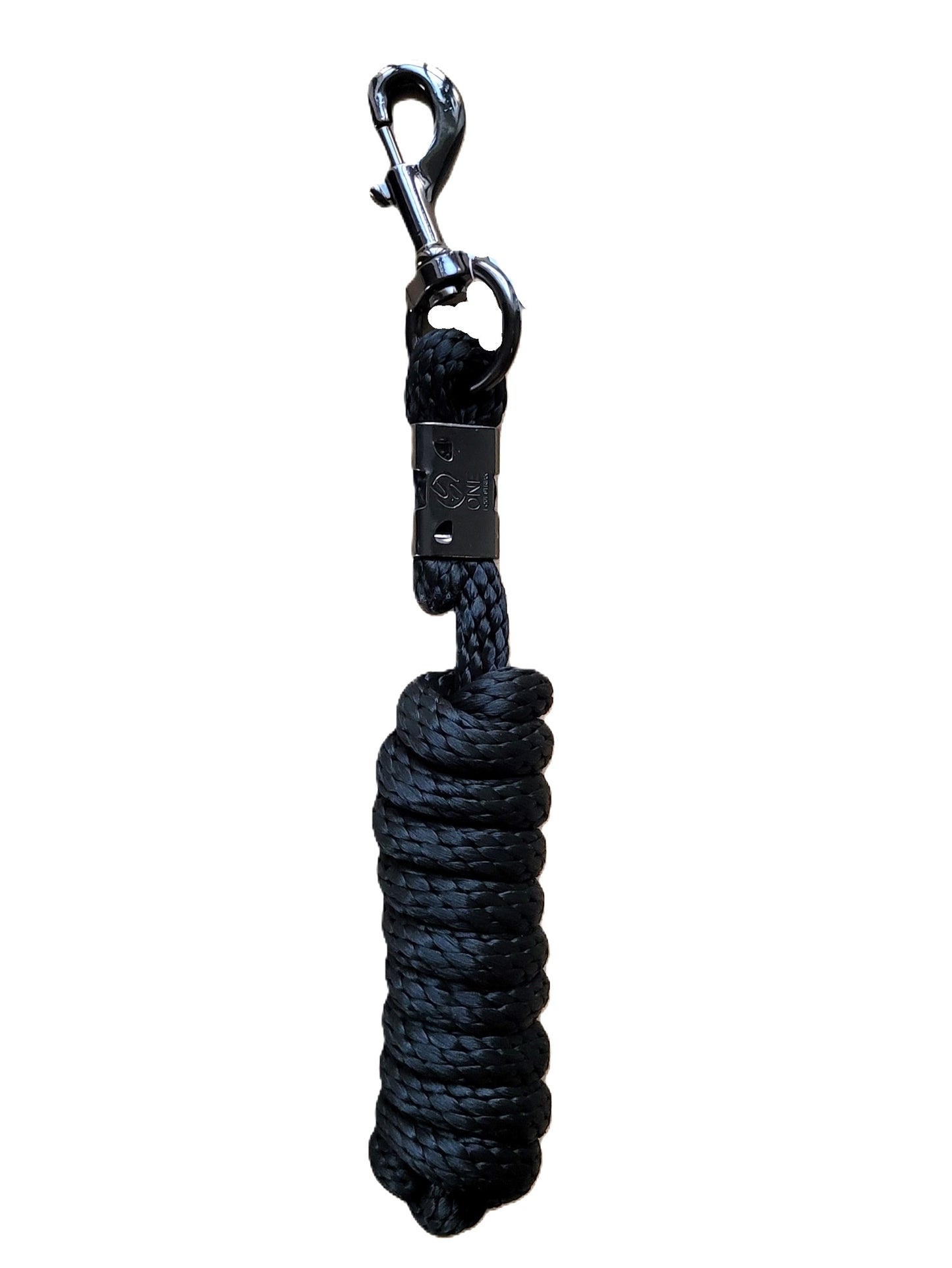 One Equestrian Lead Rope Black Smoke