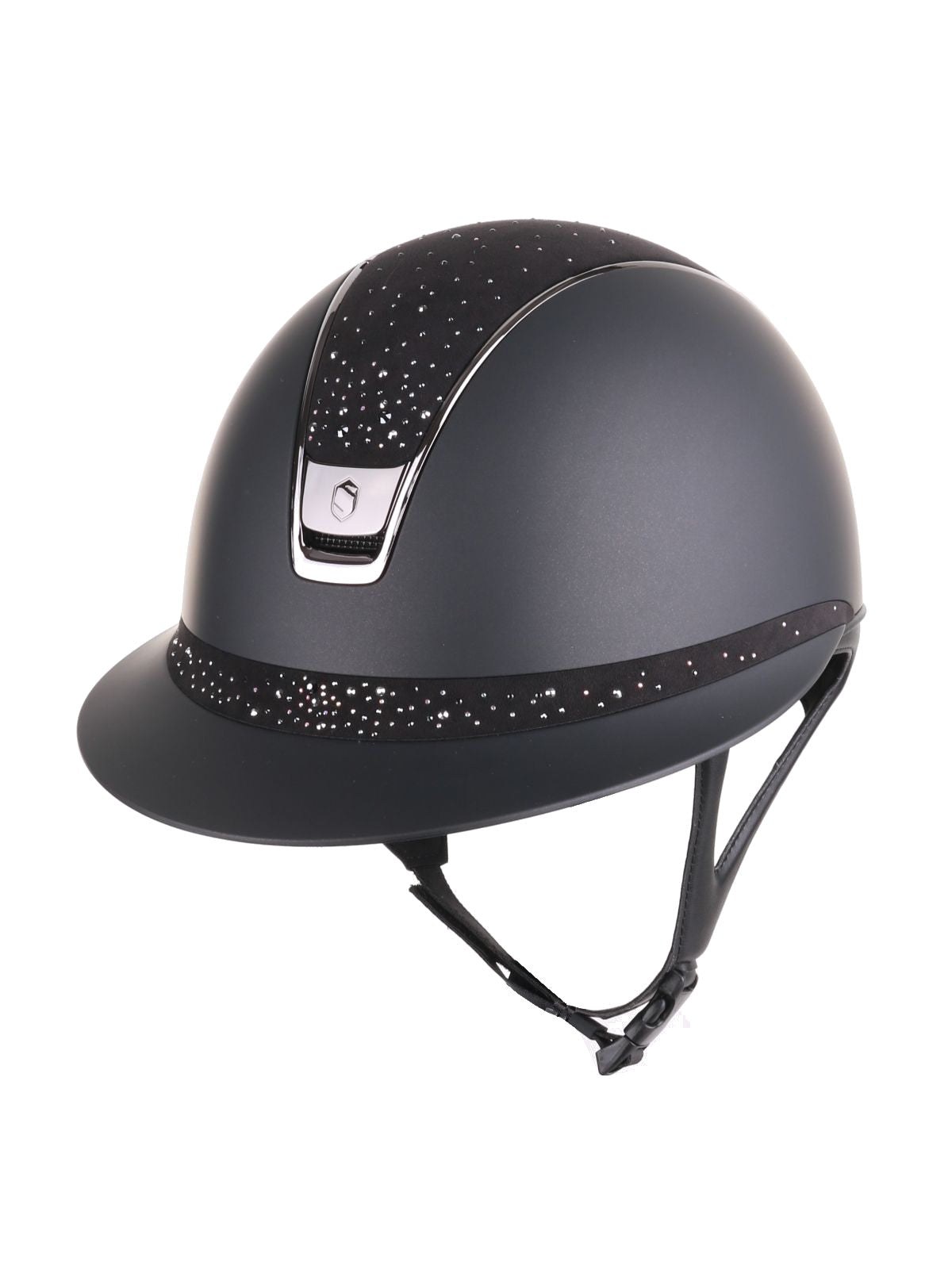 Samshield 2.0 Miss Shield shadowmatt riding helmet Crystal Rain Black
