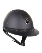 Samshield 2.0 Paardrijhelm Miss Shield Flower Swarovski Jewellery Frontal Band Zwart