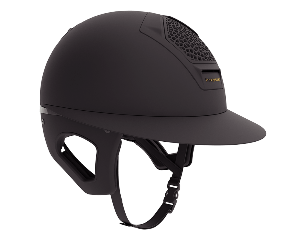 Freejump Helmet Voronoï with Temple Protection Matt Black