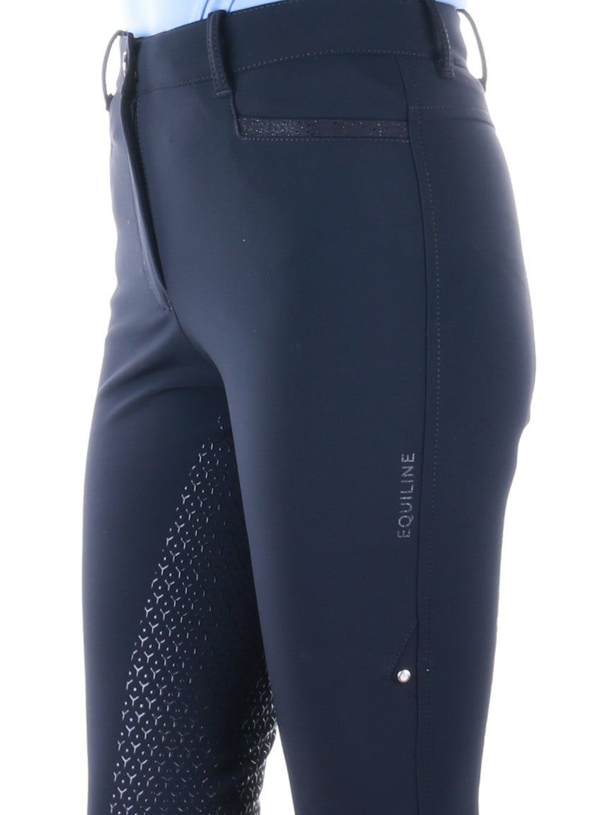 Equiline riding breeches ladies full grip high waist Gerzifh Black