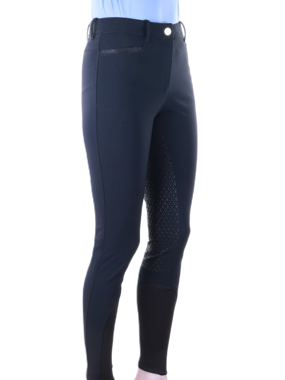 Equiline riding breeches ladies full grip high waist Gerzifh Black