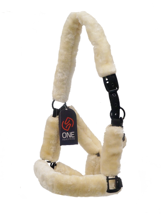 ONE Equestrian halter sheepskin