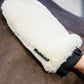 Grooming Deluxe Sheepskin grooming glove