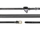 Dyon D Collection rubber teugels breed (16mm) zwart Zwart Full Rubber breed