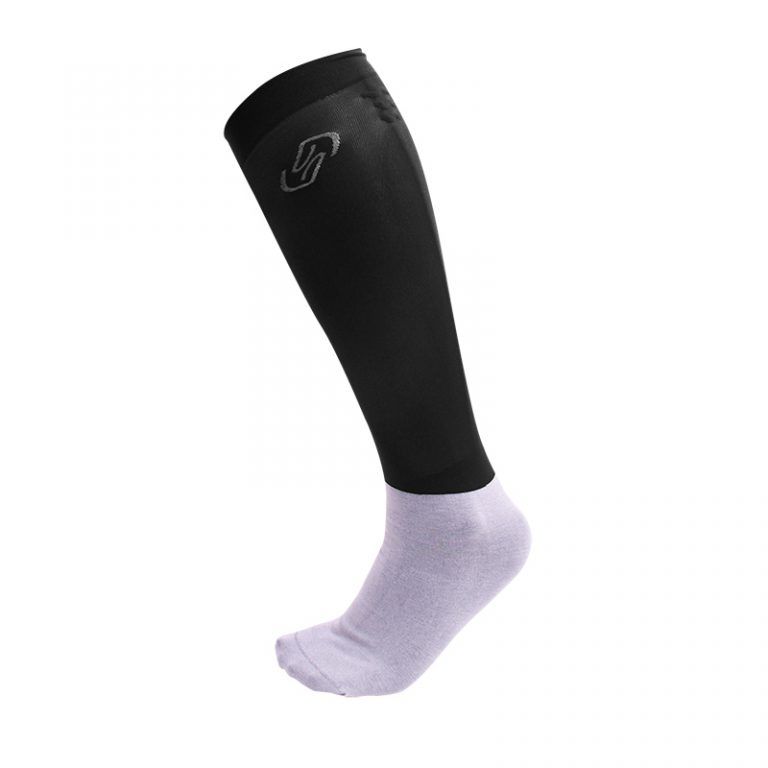 One Equestrian Show Socks Horse Riding Socks 3 pack Black/Grey