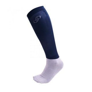 One Equestrian Show Socks Horse Riding Socks 3 pack Blue/Grey