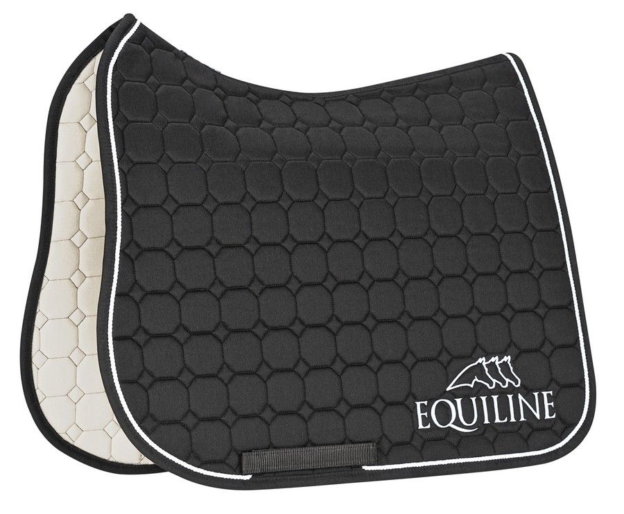 Equiline Saddle Pad Outline Dressage Black