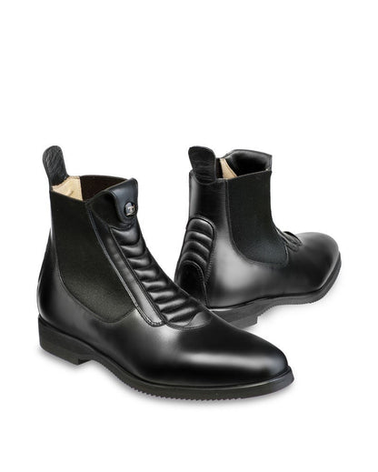 Tucci jodhpur riding shoes calf leather Harl Black