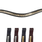 Stallmeister frontriem clincher bruin Bruin Full Zilver kleurig