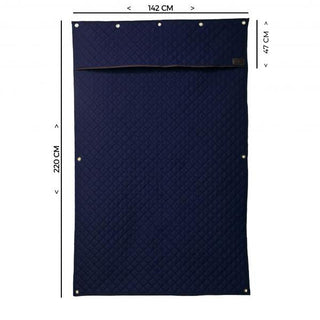 Kentucky Horsewear stalgordijn blauw