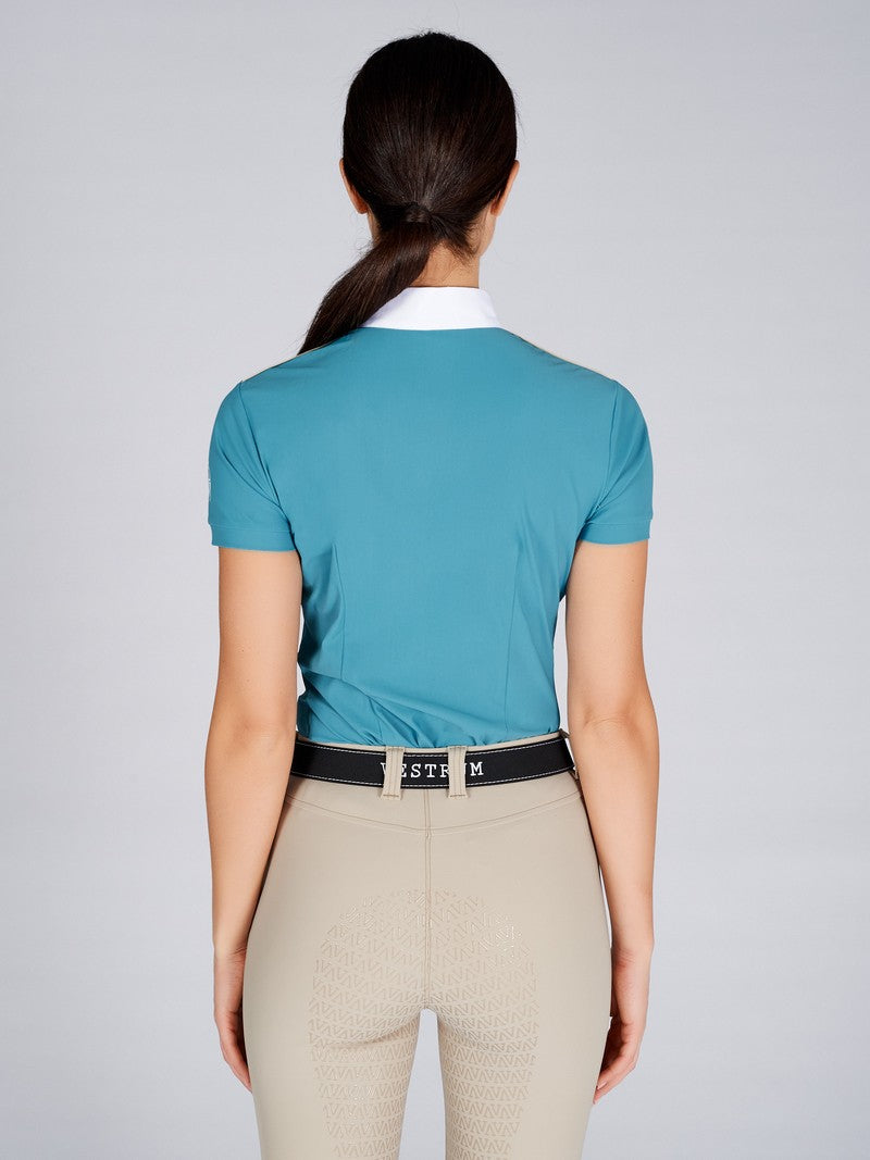 Vestrum Competition shirt short sleeves ladies Camaiore dusty blue