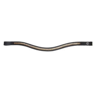 LJ Leathers clincher wave browband Black