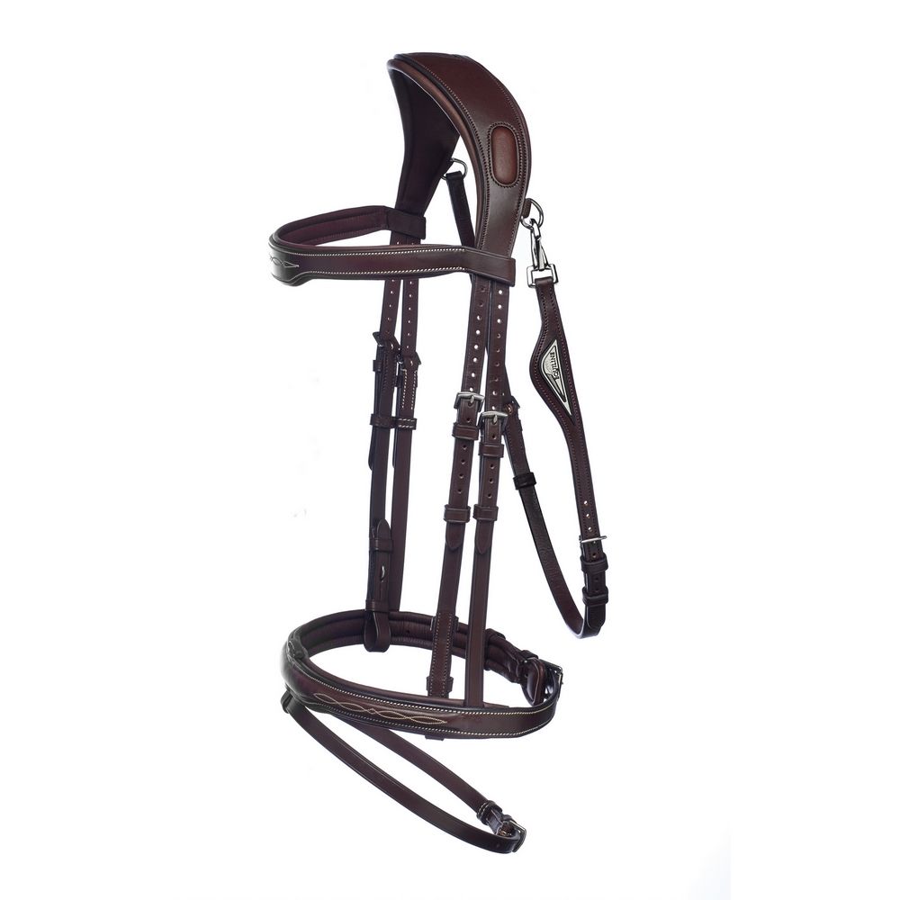 Equiline Bridle Anatomic small Flash noseband