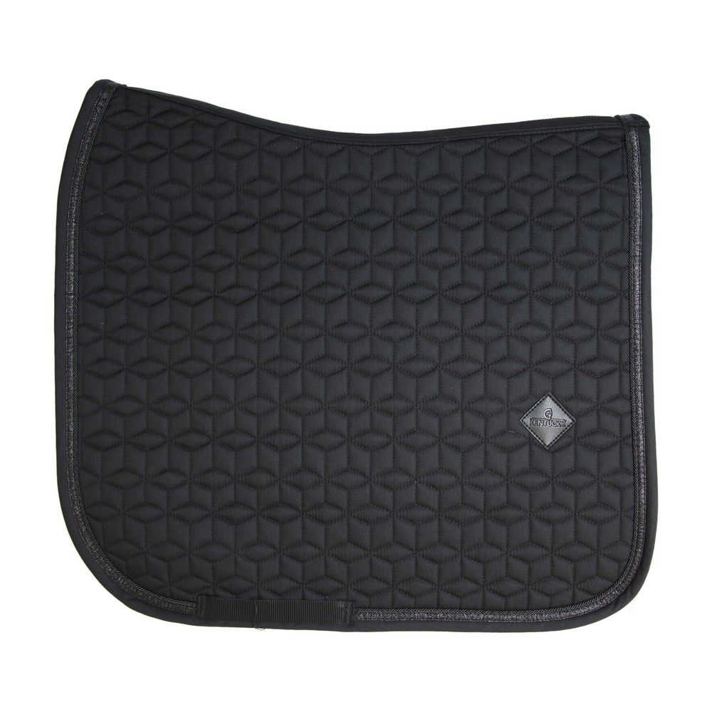 Kentucky Horsewear Saddle Pad Glitter Rope Dressage Black