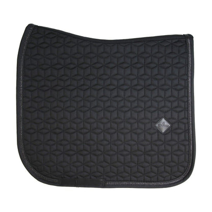 Kentucky Horsewear Saddle Pad Glitter Rope Dressage Black