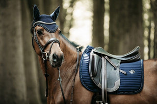 Kentucky Horsewear Zadeldekje Pearls Dressuur Navy full