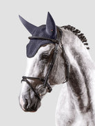 Equiline vliegenmuts geluiddempend pony Ned Donkerblauw Donkerblauw Pony