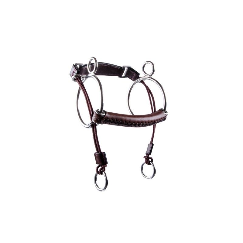 TRUST equestrian Leather Curbgag