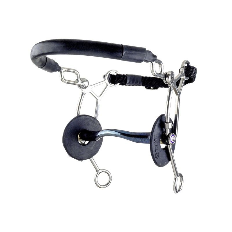 TRUST equestrian Sweet Iron Hackamore combi long Medium Port