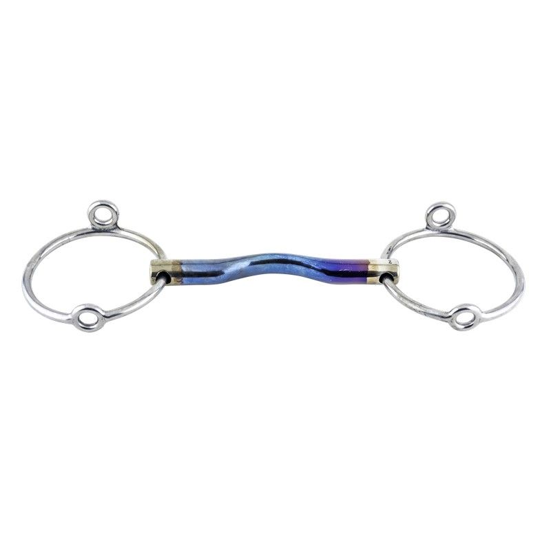 TRUST equestrian Sweet Iron Loose ring Gag  Low Port