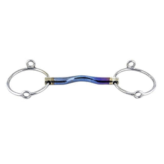 TRUST equestrian Sweet Iron Loose ring Gag  Low Port