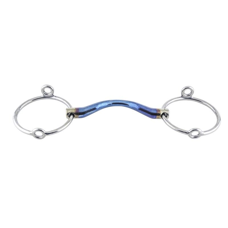 TRUST equestrian Sweet Iron Loose ring Gag  Medium Port