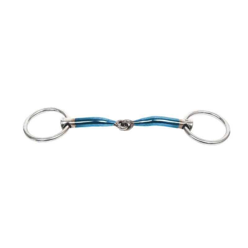 TRUST equestrian Sweet Iron Locked Loose ring Bradoon 12mm