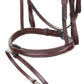 Equiline Bridle Flash Noseband Clincher Browband brown