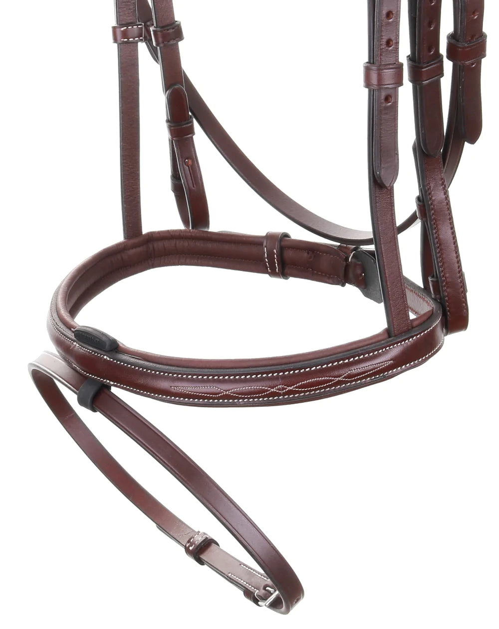 Equiline Bridle Flash Noseband Clincher Browband black