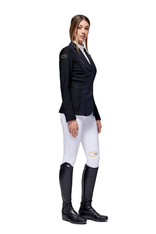 RG Riding Jacket Jersey and Mesh Zip Ladies Black