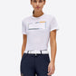 RG T-shirt mesh short sleeves ladies white