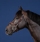 Dyon US Jumping hoofdstel anatomisch gecombineerde neusriem bruin Bruin Full