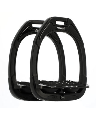 Flex-on Green Composite stirrups black ultra grip